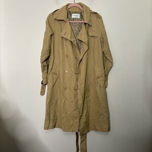 Moussy tan trench coat free size